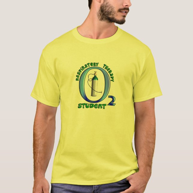Camiseta Diseño del tanque respiratorio del O2 del (Anverso)