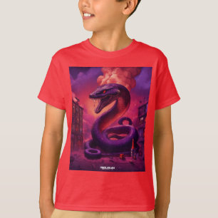 Camiseta Diseño del tatuaje del dragón feroz - Símbolo de f