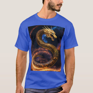 Camiseta Diseño del tatuaje del dragón feroz: símbolo de la