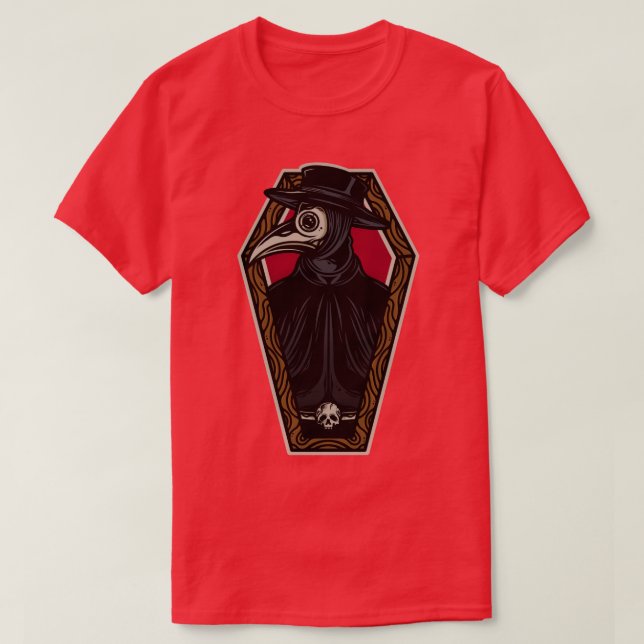 Camiseta Diseño del tatuaje del médica Coffin (Diseño del anverso)