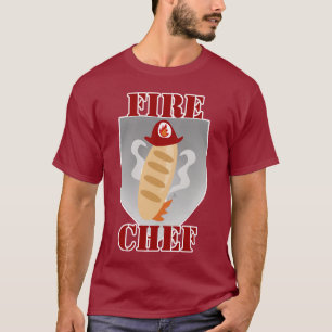 Camiseta Diseño del tiempo de cocción divertida del chef de