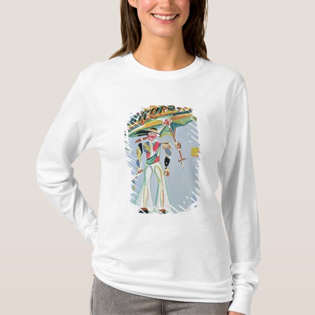 Camiseta Diseño del traje para la opereta (Anverso)