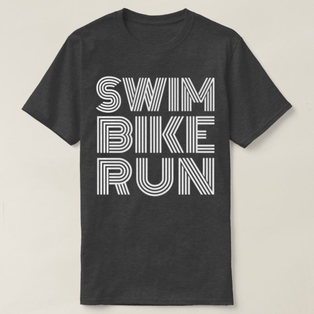 Camiseta Diseño del triatlón de travesía en bicicleta de na (Diseño del anverso)
