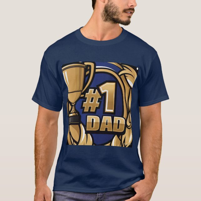 Camiseta Diseño del Trofeo Número Uno (Anverso)
