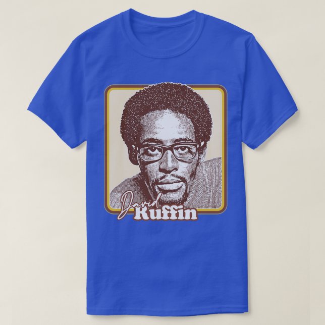 Camiseta Diseño del ventilador de David Ruffin Retro Soul (Diseño del anverso)