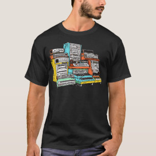 Camiseta Diseño del ventilador estético del sintetizador mo