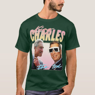 Camiseta Diseño del ventilador estético King Charles Retro