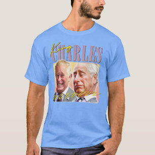 Camiseta Diseño del ventilador estético King Charles Retro