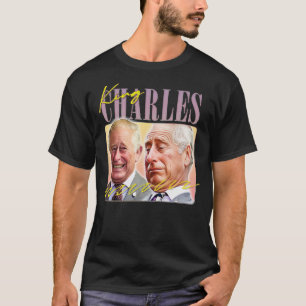 Camiseta Diseño del ventilador estético King Charles Retro
