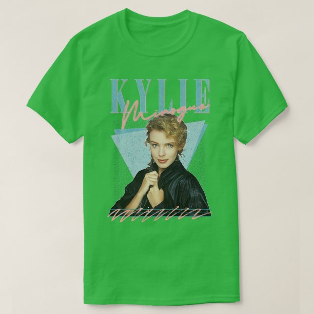 Camiseta Diseño del ventilador retro de Kylie 80 1 (Diseño del anverso)