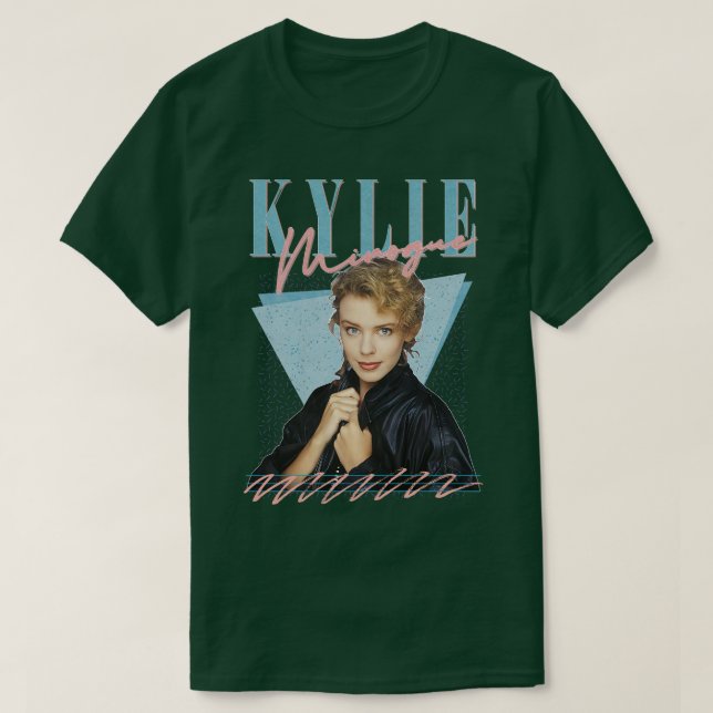 Camiseta Diseño del ventilador retro de Kylie 80 1 (Diseño del anverso)