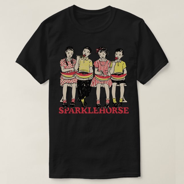 Camiseta Diseño del ventilador Sparklehorse Retro (Diseño del anverso)
