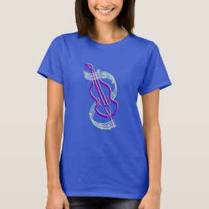 Camiseta Diseño del violoncelo