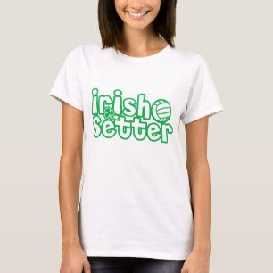 Camiseta Diseño del voleibol de Irish Setter