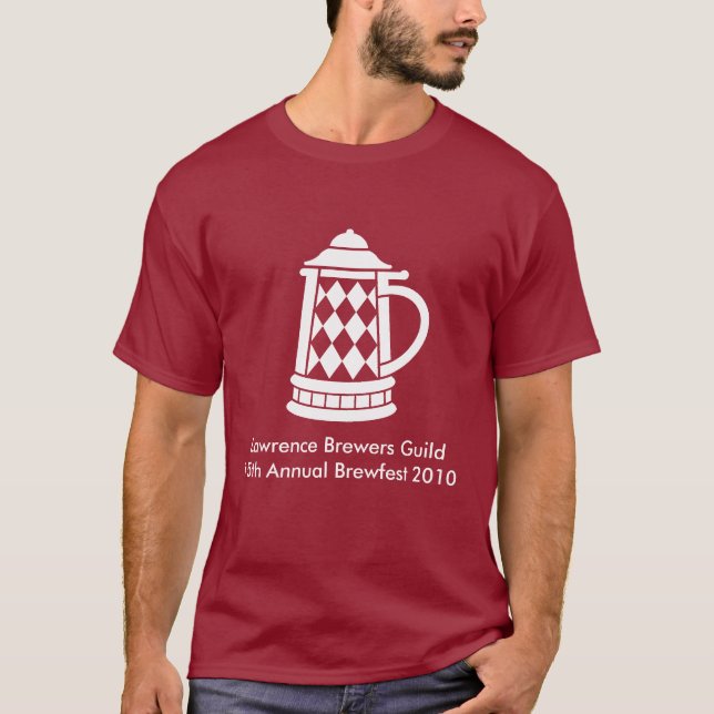 Camiseta Diseño delantero de Brewfest 2010 por completo en (Anverso)