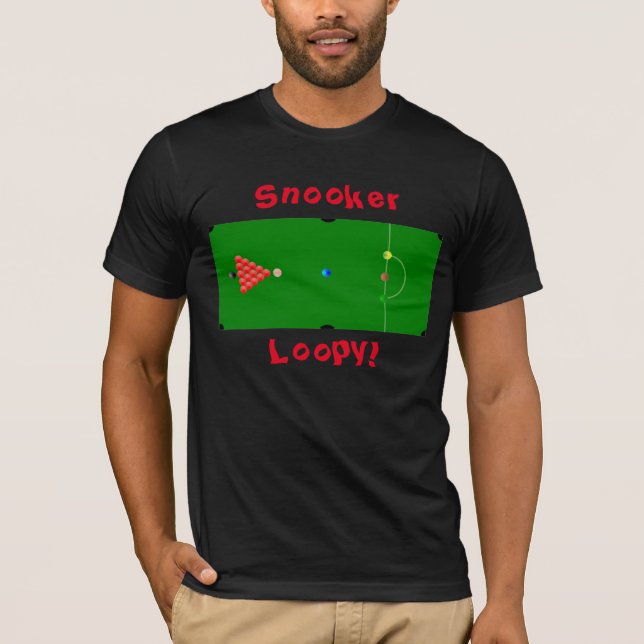 Camiseta Diseño deportivo Snooker Loopy (Anverso)