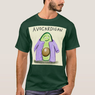 Camiseta Diseño diario de aguacates cardigan
