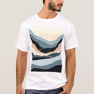 Camiseta Diseño dinámico y colorido de arquías