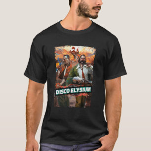 Camiseta Diseño Disco Jugando Videojuegos Arte Clásico Elys