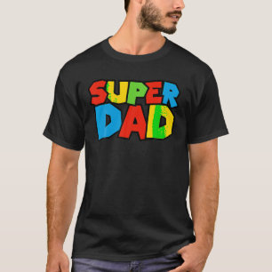 Camiseta Diseño divertida de videojuegos masculino Super Da