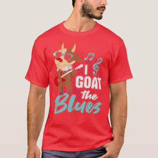 Camiseta Diseño divertidísimo de cabra para un músico de Bl