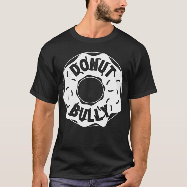 Camiseta Diseño divertido anti de Foodie del buñuelo que (Anverso)