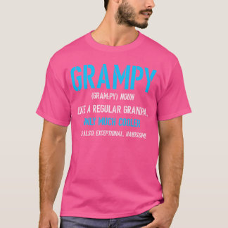 Camiseta Diseño divertido de abuelo Definición familia