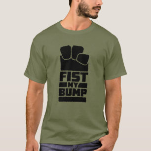 Camiseta Diseño Divertido de Alien Espacial con Puño