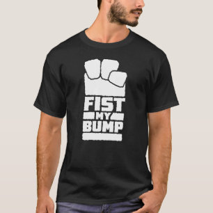 Camiseta Diseño Divertido de Alien Espacial con Puño en Bla