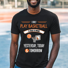 Camiseta Diseño divertido de amantes del baloncesto - Jugar