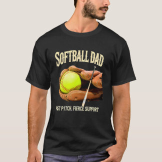 Camiseta Diseño divertido de apoyo feroz para papá de sóftb