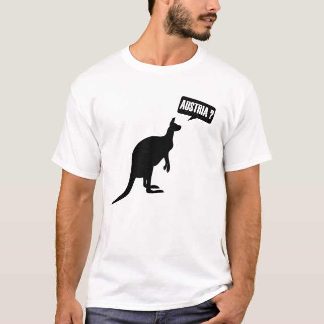Camiseta Diseño divertido de Australia (Anverso)