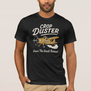 Camiseta Diseño divertido de avión fumigador de cultivos co