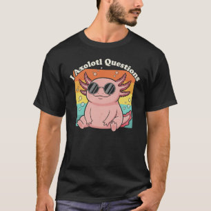 Camiseta Diseño divertido de axolotl retro genial