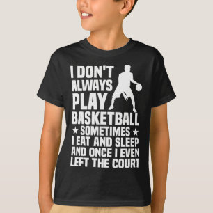Camiseta Diseño divertido de baloncesto para hombres mujere