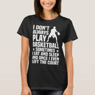 Camiseta Diseño divertido de baloncesto para hombres mujere