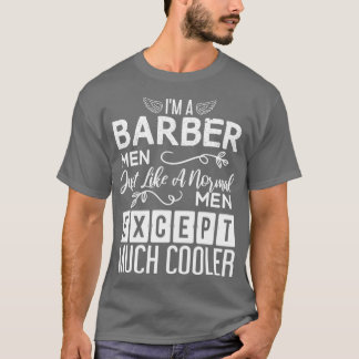 Camiseta Diseño divertido de barberes para regalo 1