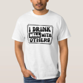 Camiseta Diseño divertido de bebidas para papá