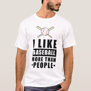 Camiseta Diseño divertido de béisbol