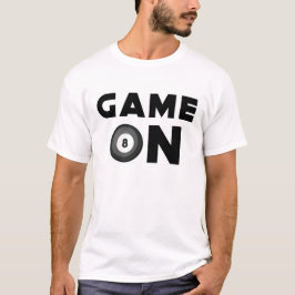 Camiseta Diseño Divertido de Billar
