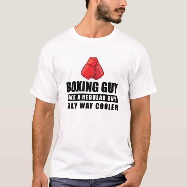 Camiseta Diseño divertido de boxeo (Anverso)