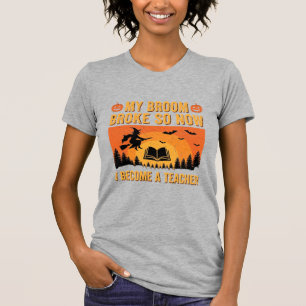 Camiseta Diseño divertido de bruja profesora de Halloween s