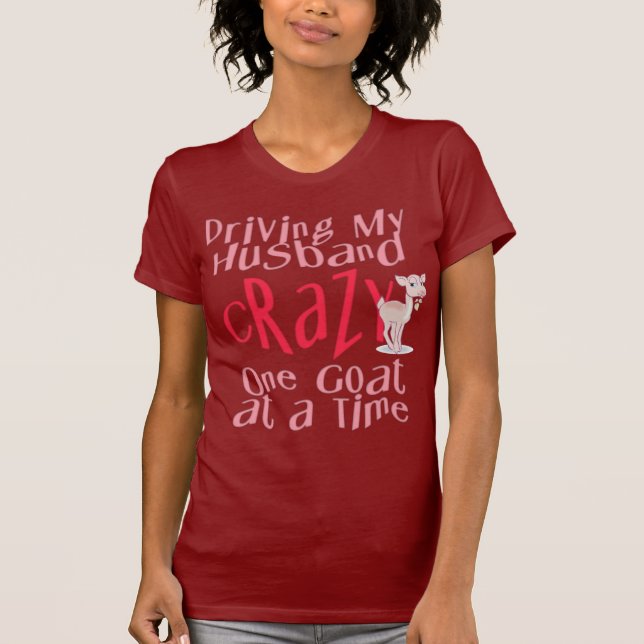 Camiseta Diseño divertido de cabras para las mujeres (Anverso)