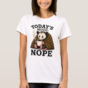 Camiseta Diseño divertido de café de zarigüeya gruñona por 