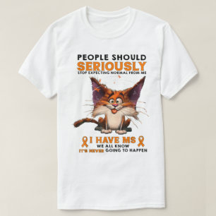 Camiseta Diseño divertido de conciencia sobre EM con humor