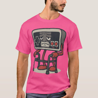 Camiseta Diseño divertido de controlador de juego retro par