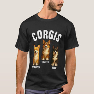 Camiseta Diseño Divertido de Corgi para Hombres Mujeres Niñ