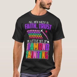 Camiseta Diseño Divertido De Cuadros De Diamantes Para Arti