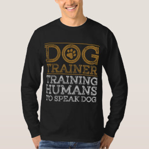 Camiseta Diseño divertido de entrenadores de perros para ho