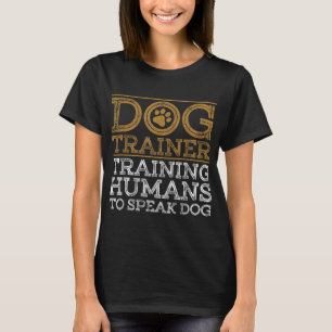 Camiseta Diseño divertido de entrenadores de perros para ho